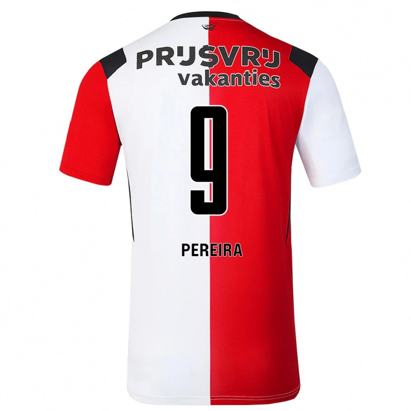 Danxen Kinder Danilo Pereira #9 Rot Weiß Schwarz Heimtrikot Trikot 2026/27 T-Shirt Österreich