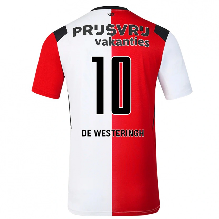 Danxen Kinder Kirsten Van De Westeringh #10 Rot Weiß Schwarz Heimtrikot Trikot 2026/27 T-Shirt Österreich