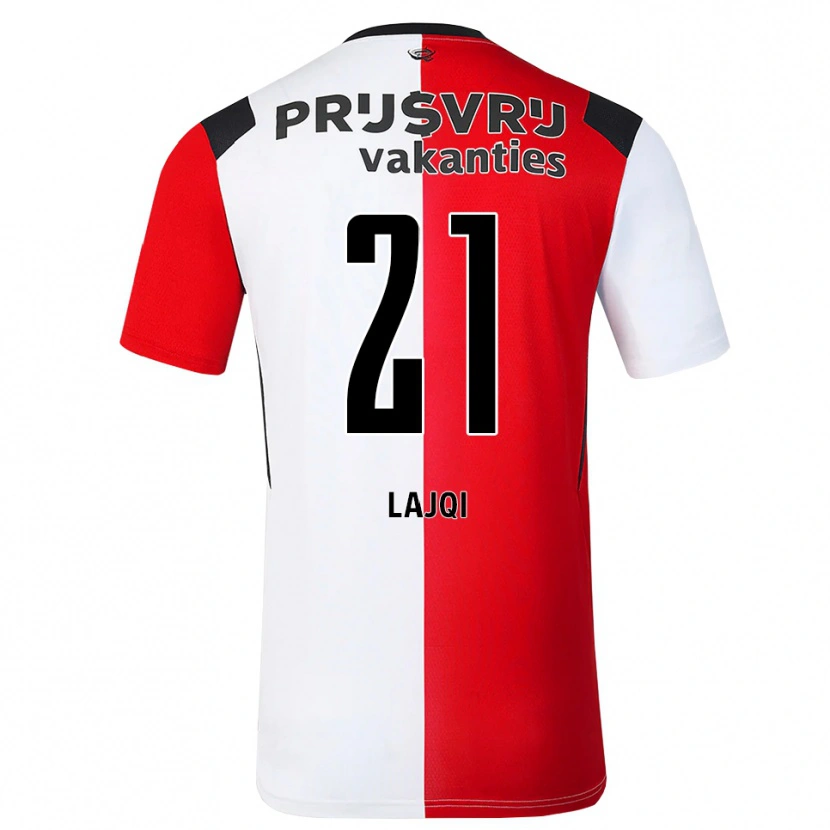 Danxen Kinder Merlind Lajqi #21 Rot Weiß Schwarz Heimtrikot Trikot 2026/27 T-Shirt Österreich