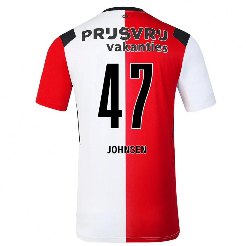 Danxen Kinder Mikael Torset Johnsen #47 Rot Weiß Schwarz Heimtrikot Trikot 2026/27 T-Shirt Österreich