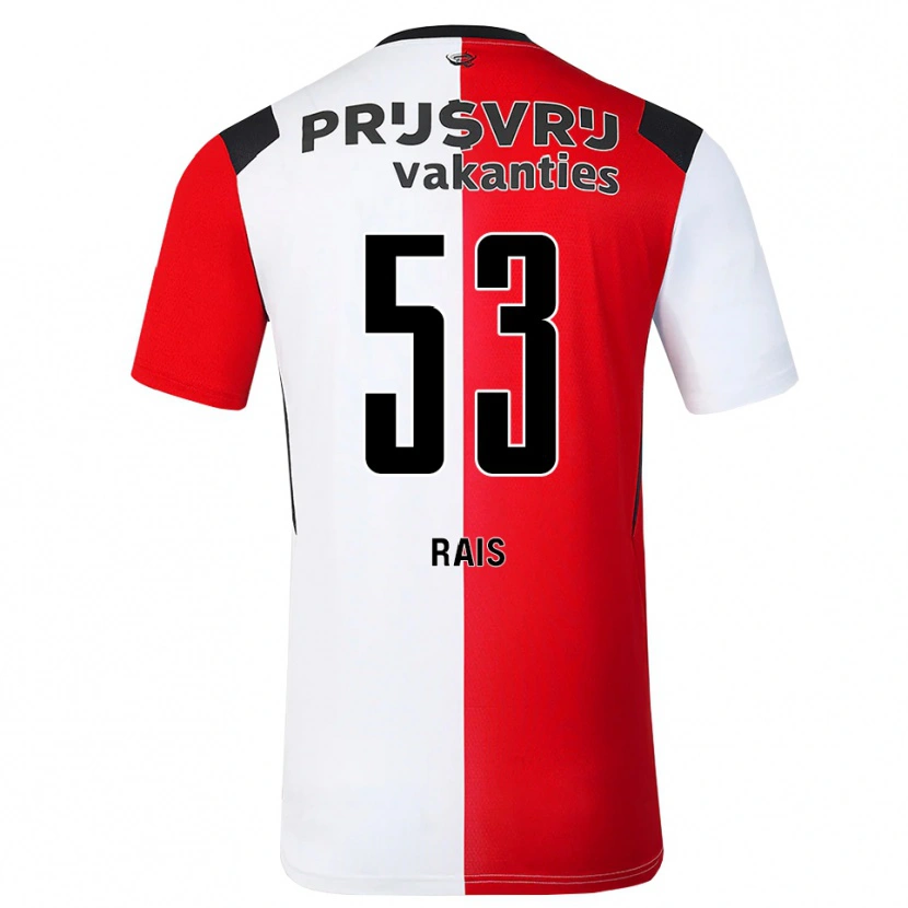 Danxen Kinder Amir Rais #53 Rot Weiß Schwarz Heimtrikot Trikot 2026/27 T-Shirt Österreich