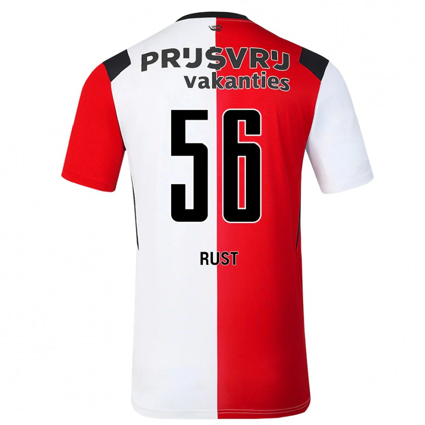 Danxen Kinder Fabiano Rust #56 Rot Weiß Schwarz Heimtrikot Trikot 2026/27 T-Shirt Österreich