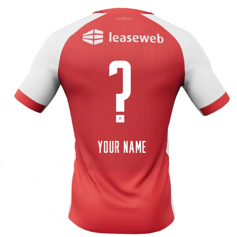 Danxen Kinder Ihren Namen #0 Rot Weiß Schwarz Heimtrikot Trikot 2026/27 T-Shirt Österreich