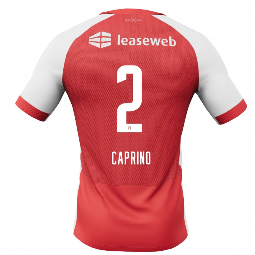 Danxen Kinder Ginia Caprino #2 Rot Weiß Schwarz Heimtrikot Trikot 2026/27 T-Shirt Österreich