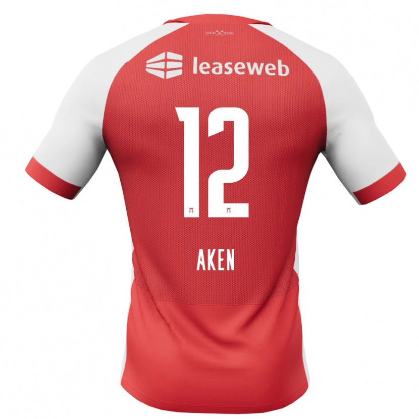 Danxen Kinder Latrell Aken #12 Rot Weiß Schwarz Heimtrikot Trikot 2026/27 T-Shirt Österreich