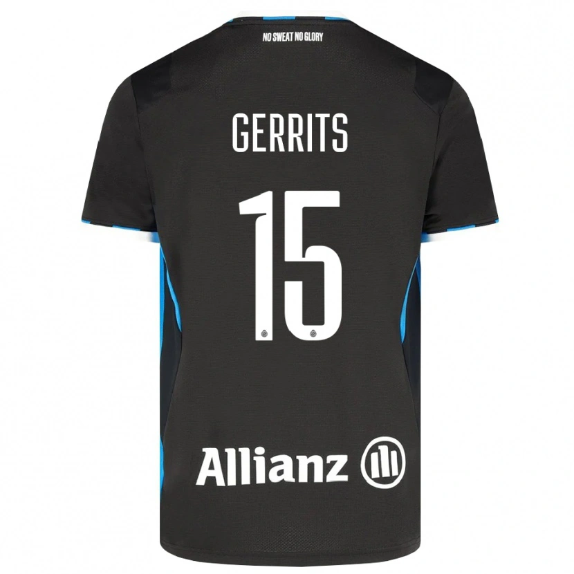 Danxen Kinder Melanie Gerrits #15 Schwarz Rot Blau Heimtrikot Trikot 2026/27 T-Shirt Österreich