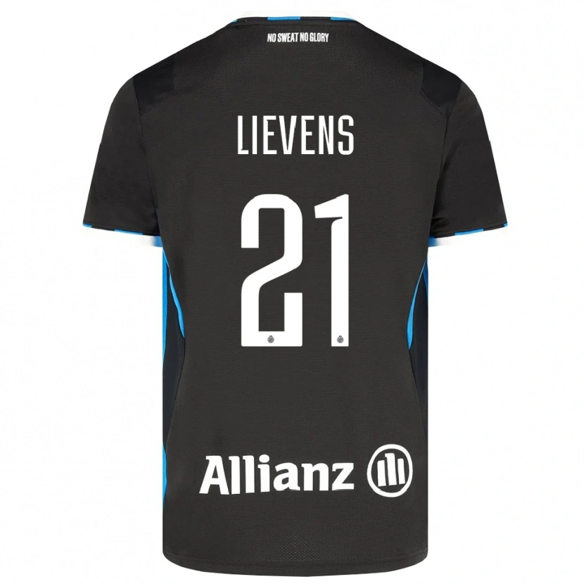 Danxen Kinder Caitlin Lievens #21 Schwarz Rot Blau Heimtrikot Trikot 2026/27 T-Shirt Österreich