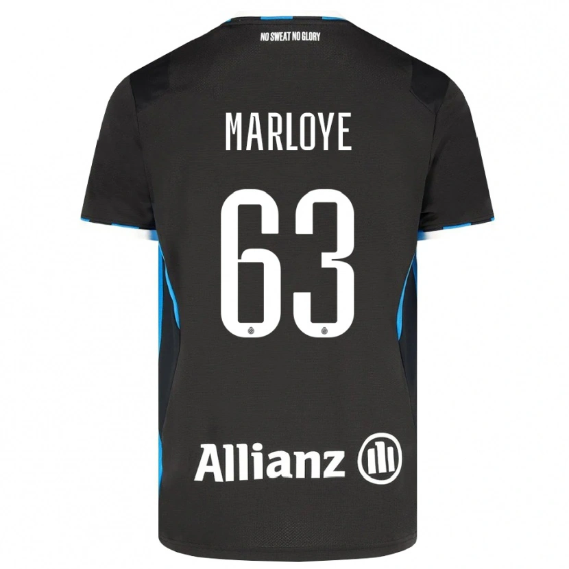 Danxen Kinder Sacha Marloye #63 Schwarz Rot Blau Heimtrikot Trikot 2026/27 T-Shirt Österreich