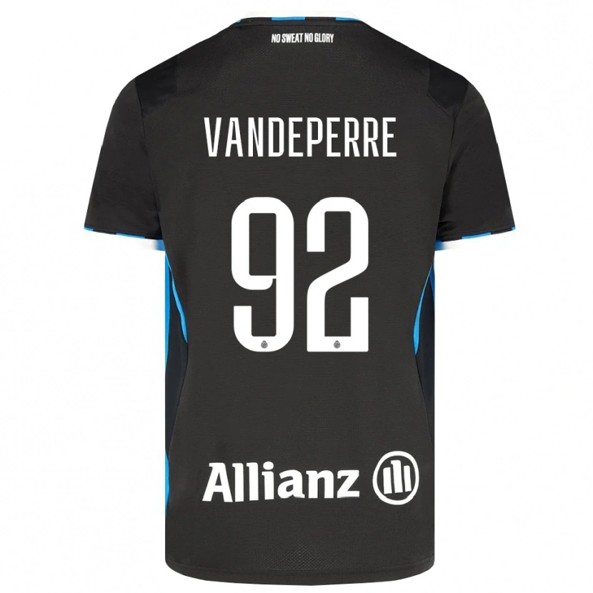 Danxen Kinder Alexander Vandeperre #92 Schwarz Rot Blau Heimtrikot Trikot 2026/27 T-Shirt Österreich