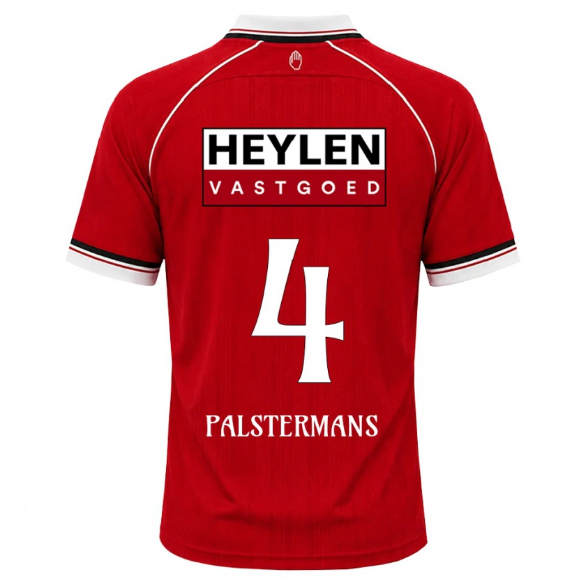 Danxen Kinder Jasper Palstermans #4 Rot Weiß Schwarz Heimtrikot Trikot 2026/27 T-Shirt Österreich