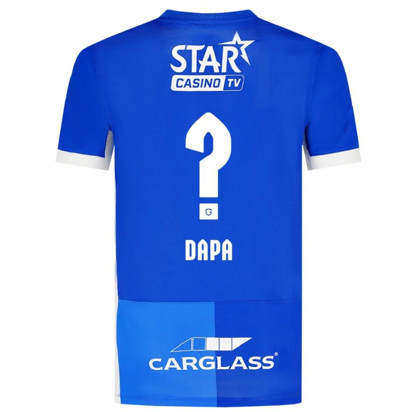 Danxen Kinder Melvyn Dapa #0 Mittelblau Königlichblau Weiß Heimtrikot Trikot 2026/27 T-Shirt Österreich