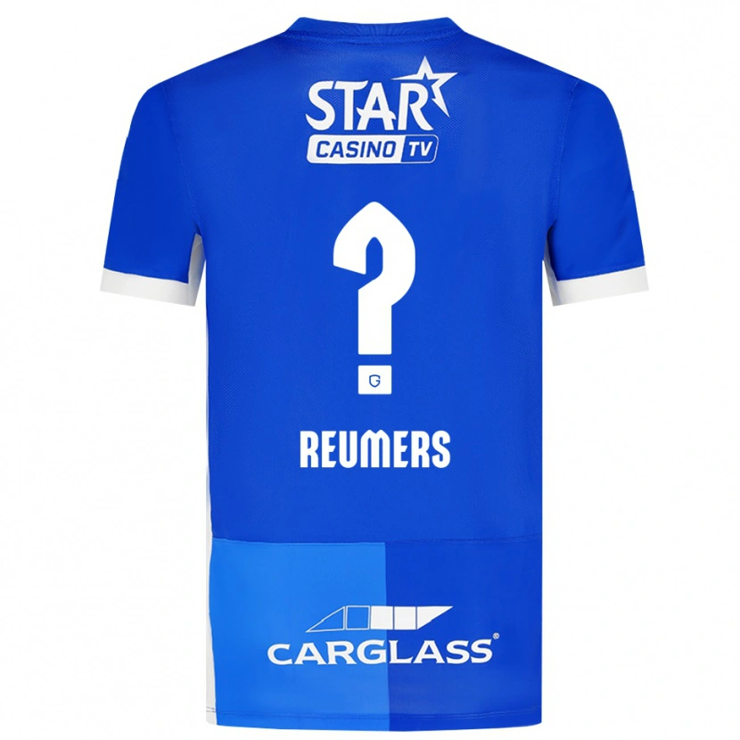 Danxen Kinder Alexander Reumers #0 Mittelblau Königlichblau Weiß Heimtrikot Trikot 2026/27 T-Shirt Österreich