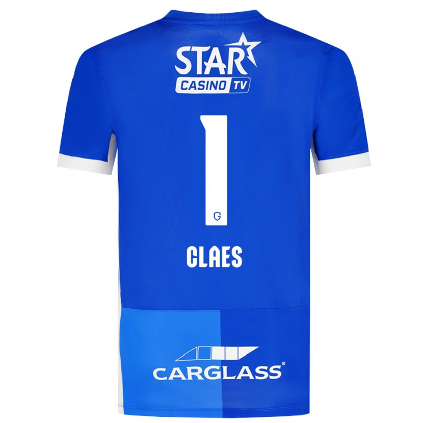 Danxen Kinder Mirthe Claes #1 Mittelblau Königlichblau Weiß Heimtrikot Trikot 2026/27 T-Shirt Österreich