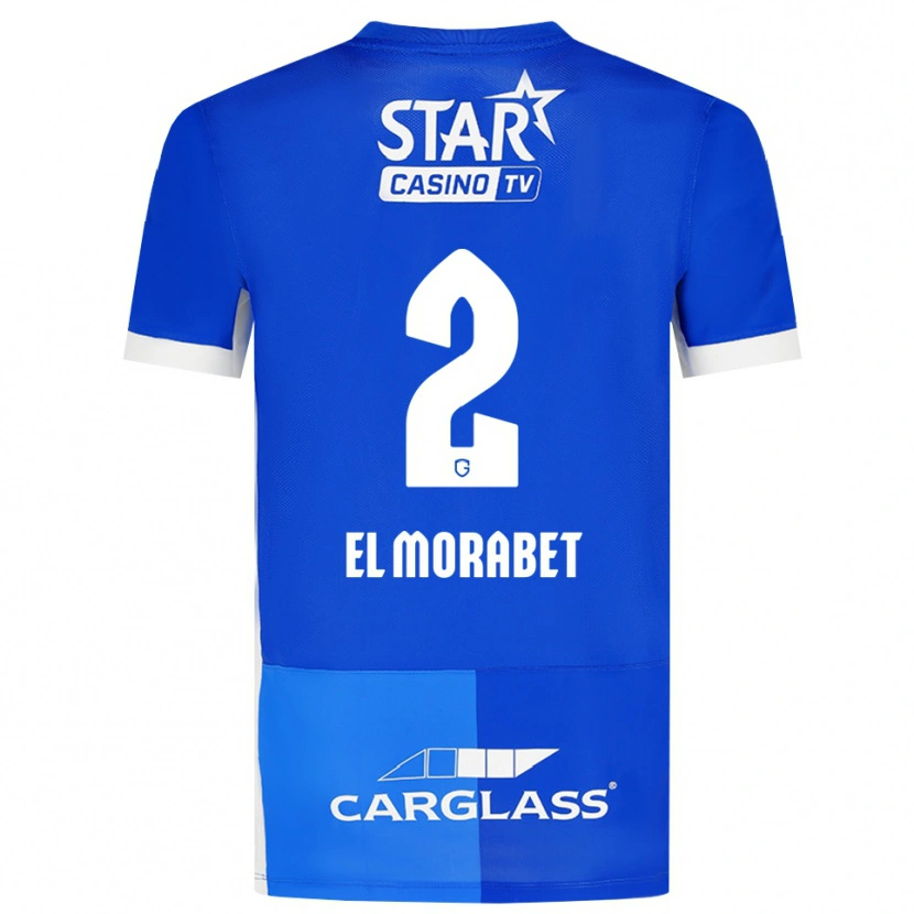 Danxen Kinder Sami El Morabet #2 Mittelblau Königlichblau Weiß Heimtrikot Trikot 2026/27 T-Shirt Österreich