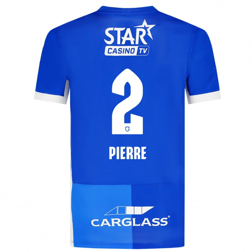 Danxen Kinder Kayden Pierre #2 Mittelblau Königlichblau Weiß Heimtrikot Trikot 2026/27 T-Shirt Österreich