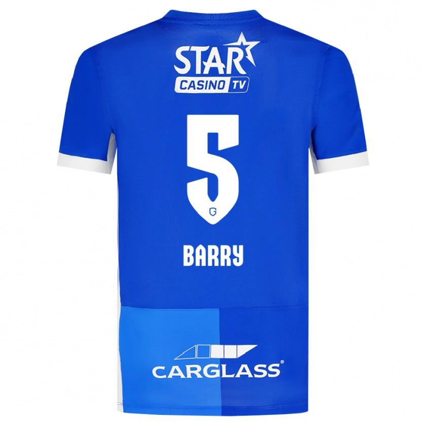 Danxen Kinder Alpha Barry #5 Mittelblau Königlichblau Weiß Heimtrikot Trikot 2026/27 T-Shirt Österreich