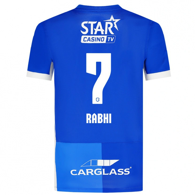 Danxen Kinder Ayman Rabhi #7 Mittelblau Königlichblau Weiß Heimtrikot Trikot 2026/27 T-Shirt Österreich