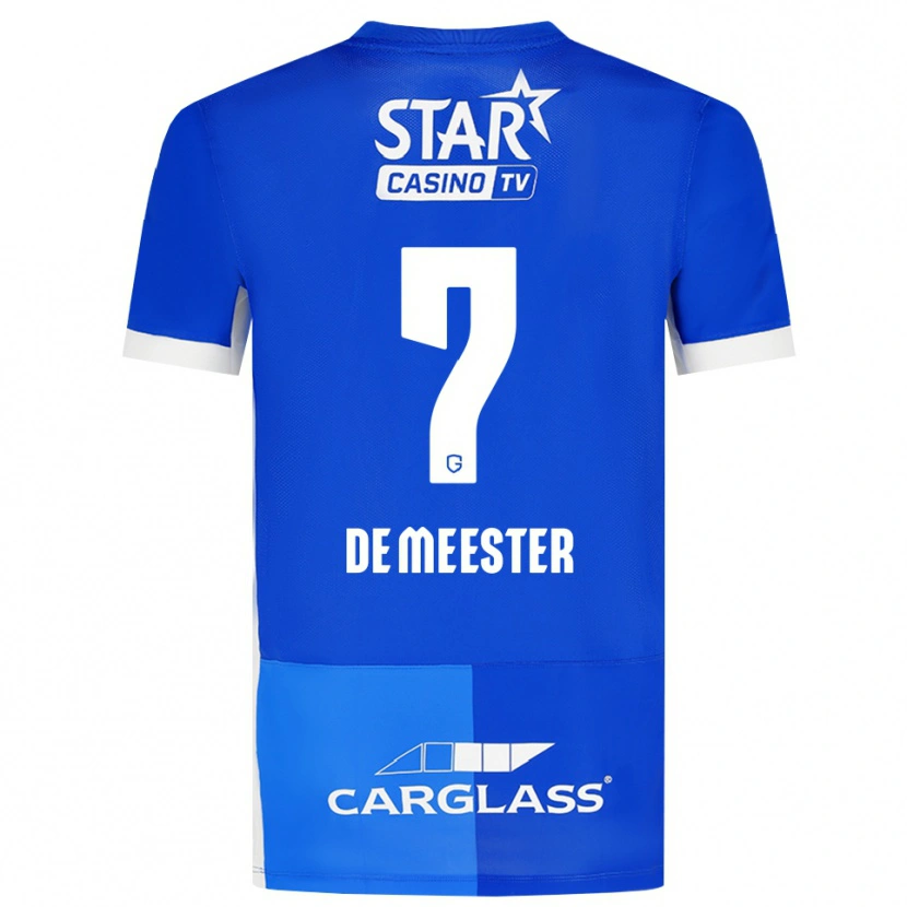 Danxen Kinder Thirsa De Meester #7 Mittelblau Königlichblau Weiß Heimtrikot Trikot 2026/27 T-Shirt Österreich
