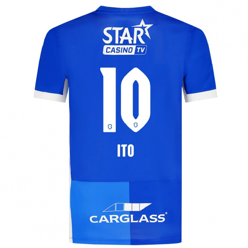 Danxen Kinder Junya Ito #10 Mittelblau Königlichblau Weiß Heimtrikot Trikot 2026/27 T-Shirt Österreich