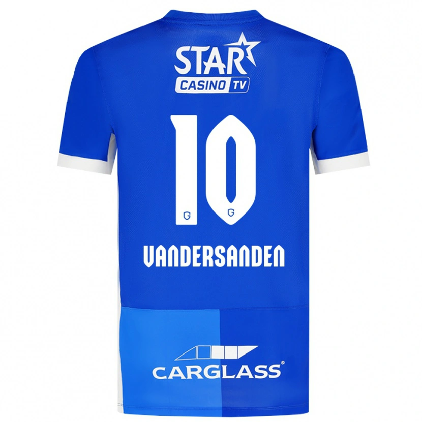 Danxen Kinder Sien Vandersanden #10 Mittelblau Königlichblau Weiß Heimtrikot Trikot 2026/27 T-Shirt Österreich