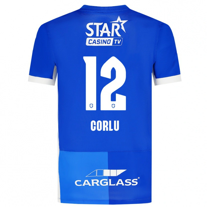 Danxen Kinder Ronas Corlu #12 Mittelblau Königlichblau Weiß Heimtrikot Trikot 2026/27 T-Shirt Österreich