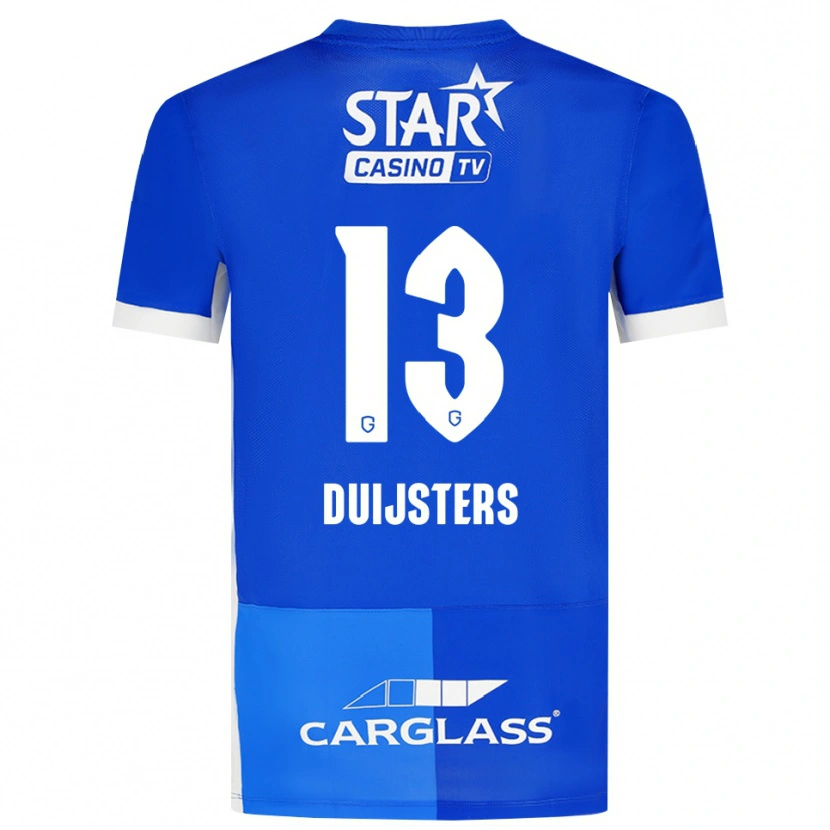 Danxen Kinder Gwen Duijsters #13 Mittelblau Königlichblau Weiß Heimtrikot Trikot 2026/27 T-Shirt Österreich