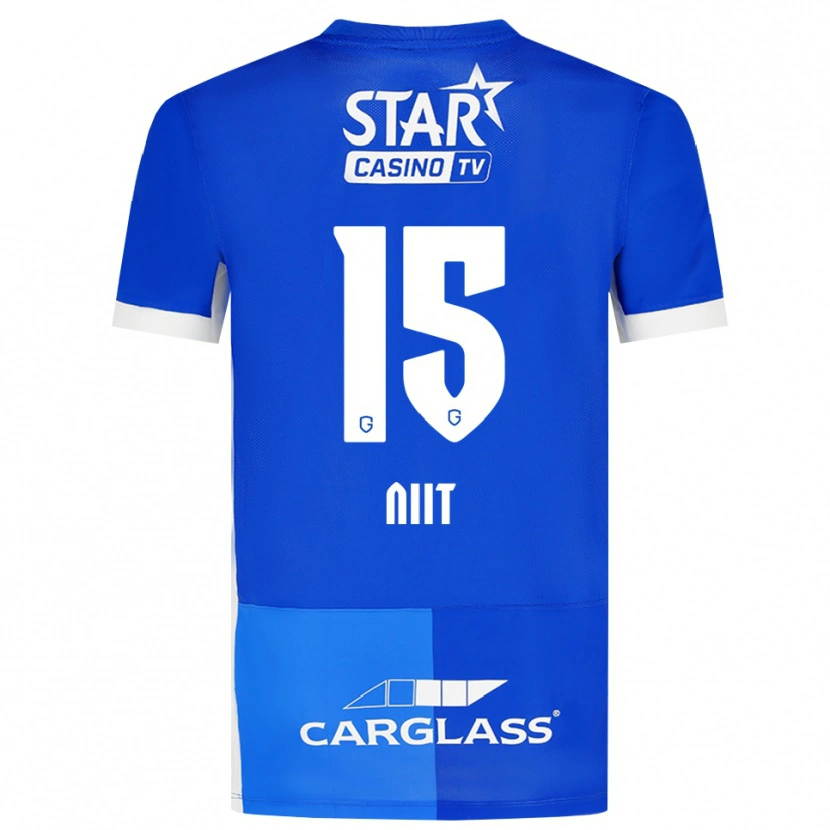 Danxen Kinder Eva-Maria Niit #15 Mittelblau Königlichblau Weiß Heimtrikot Trikot 2026/27 T-Shirt Österreich