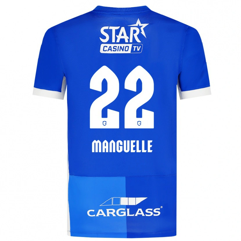 Danxen Kinder Brad Manguelle #22 Mittelblau Königlichblau Weiß Heimtrikot Trikot 2026/27 T-Shirt Österreich