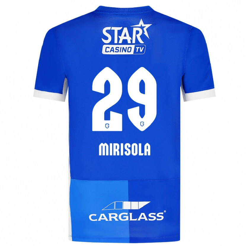 Danxen Kinder Robin Mirisola #29 Mittelblau Königlichblau Weiß Heimtrikot Trikot 2026/27 T-Shirt Österreich