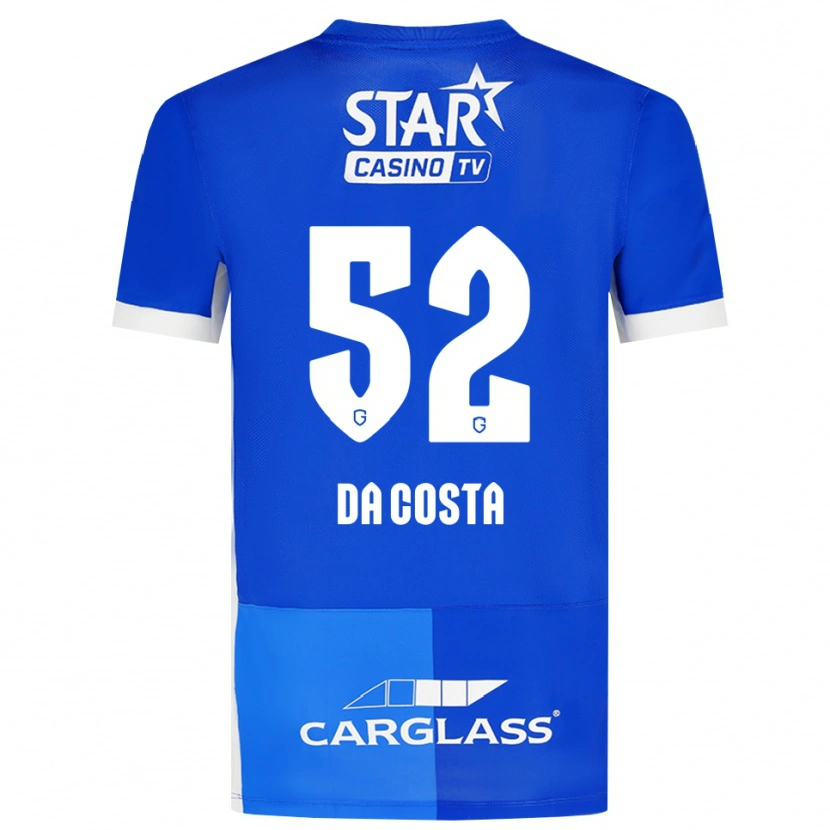 Danxen Kinder Wilson Da Costa #52 Mittelblau Königlichblau Weiß Heimtrikot Trikot 2026/27 T-Shirt Österreich