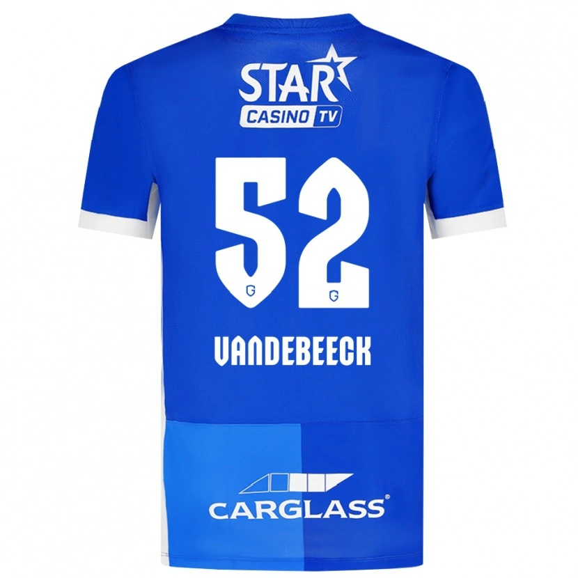 Danxen Kinder Emmely Vandebeeck #52 Mittelblau Königlichblau Weiß Heimtrikot Trikot 2026/27 T-Shirt Österreich