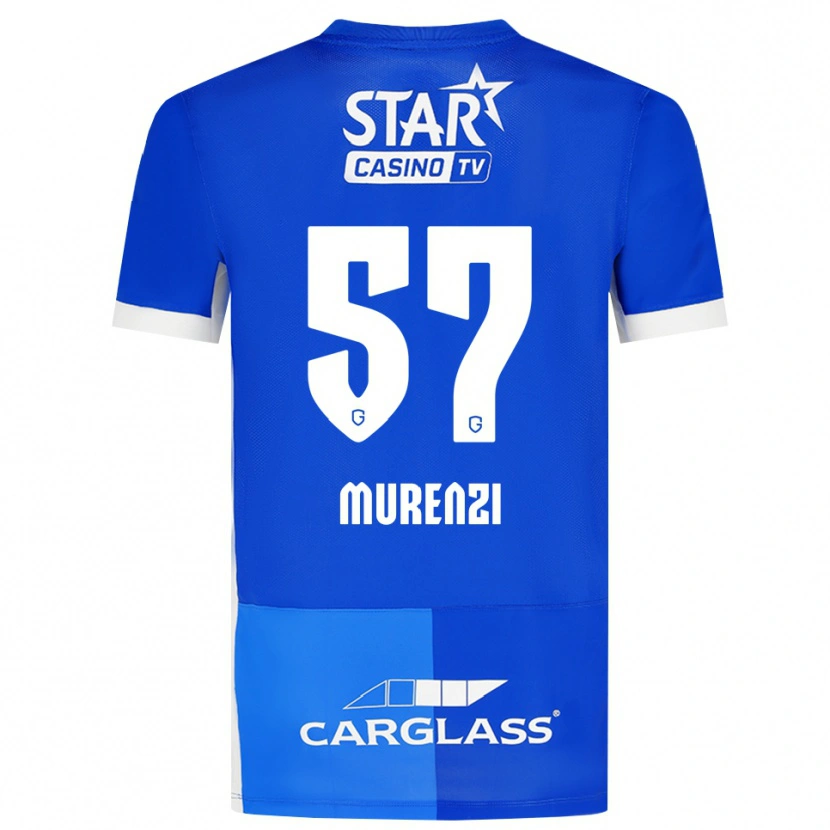Danxen Kinder Aaron Murenzi #57 Mittelblau Königlichblau Weiß Heimtrikot Trikot 2026/27 T-Shirt Österreich
