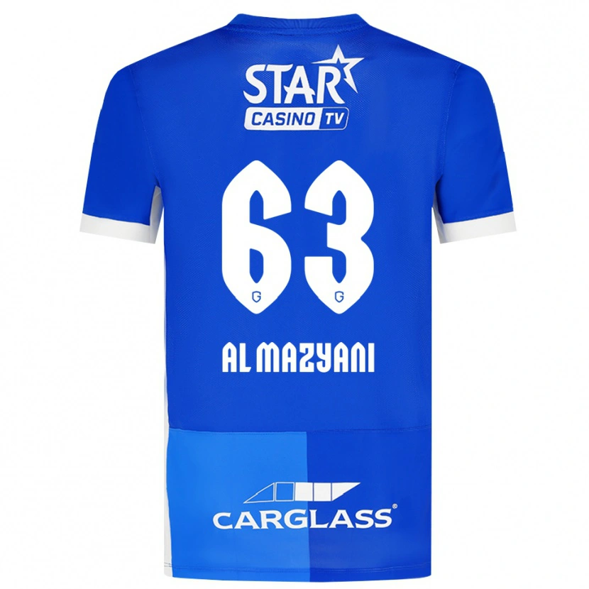 Danxen Kinder Faissal Al Mazyani #63 Mittelblau Königlichblau Weiß Heimtrikot Trikot 2026/27 T-Shirt Österreich