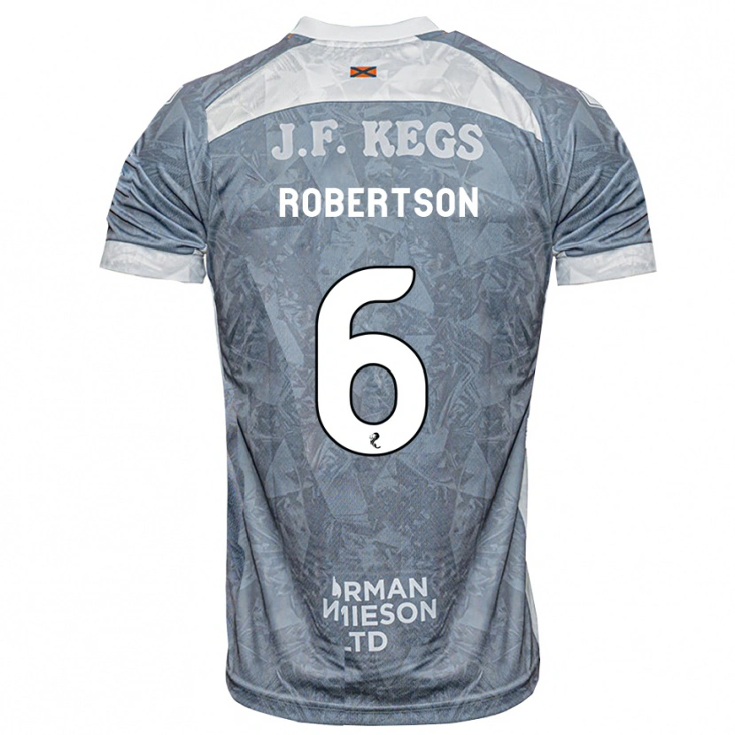 Danxen Kinder Ashley Robertson #6 Hellgrau Auswärtstrikot Trikot 2026/27 T-Shirt Österreich