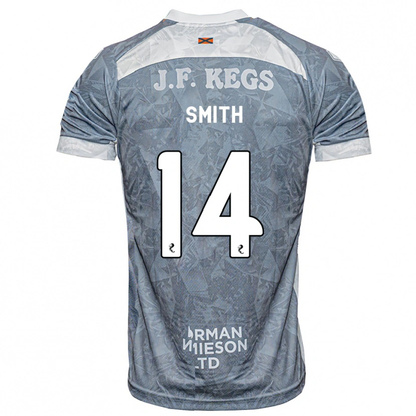 Danxen Kinder Ellis Smith #14 Hellgrau Auswärtstrikot Trikot 2026/27 T-Shirt Österreich