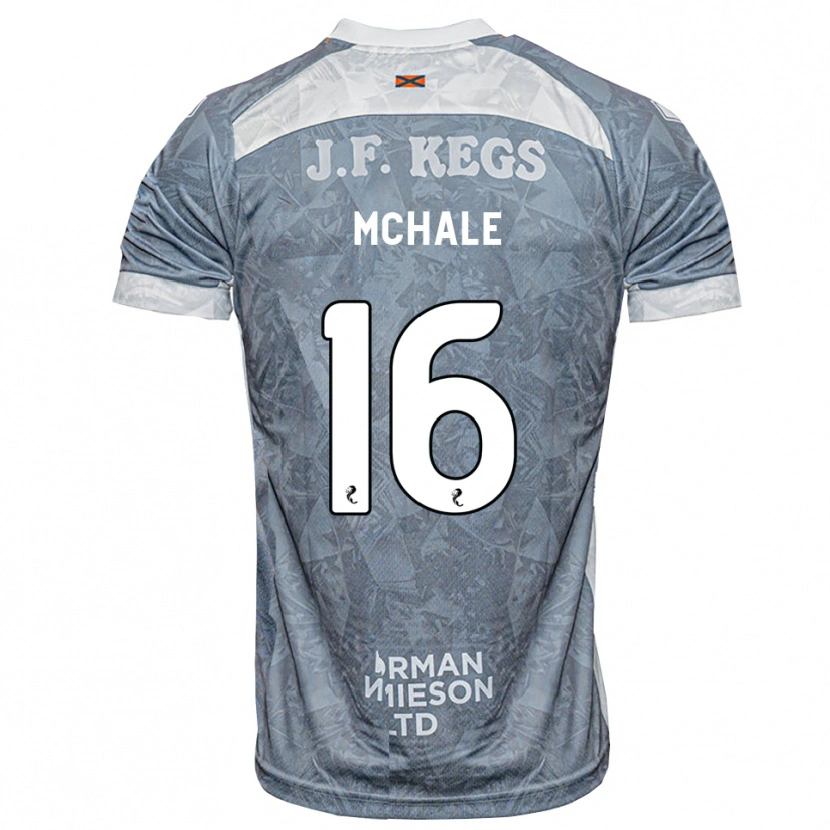 Danxen Kinder Max Mchale #16 Hellgrau Auswärtstrikot Trikot 2026/27 T-Shirt Österreich