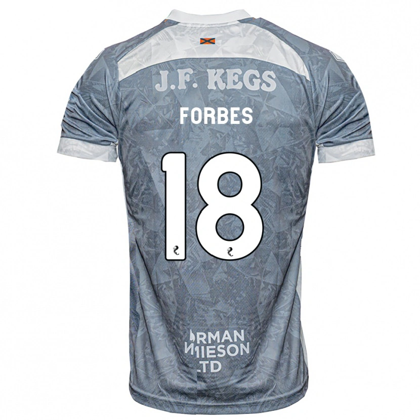 Danxen Kinder Michael Forbes #18 Hellgrau Auswärtstrikot Trikot 2026/27 T-Shirt Österreich