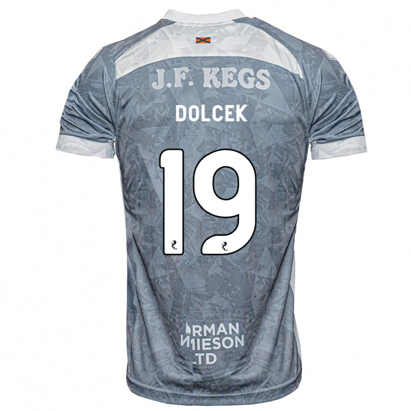 Danxen Kinder Ivan Dolcek #19 Hellgrau Auswärtstrikot Trikot 2026/27 T-Shirt Österreich