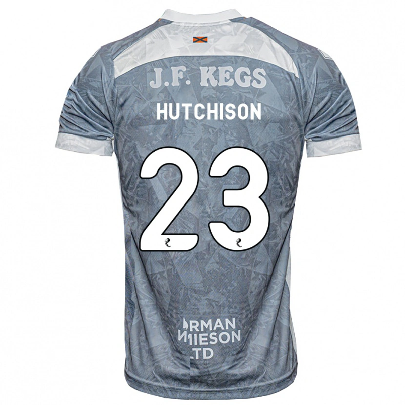 Danxen Kinder Daisy Hutchison #23 Hellgrau Auswärtstrikot Trikot 2026/27 T-Shirt Österreich