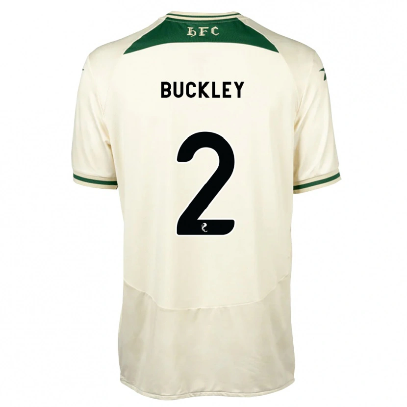 Danxen Kinder Adam Buckley #2 Weiß Waldgrün Auswärtstrikot Trikot 2026/27 T-Shirt Österreich