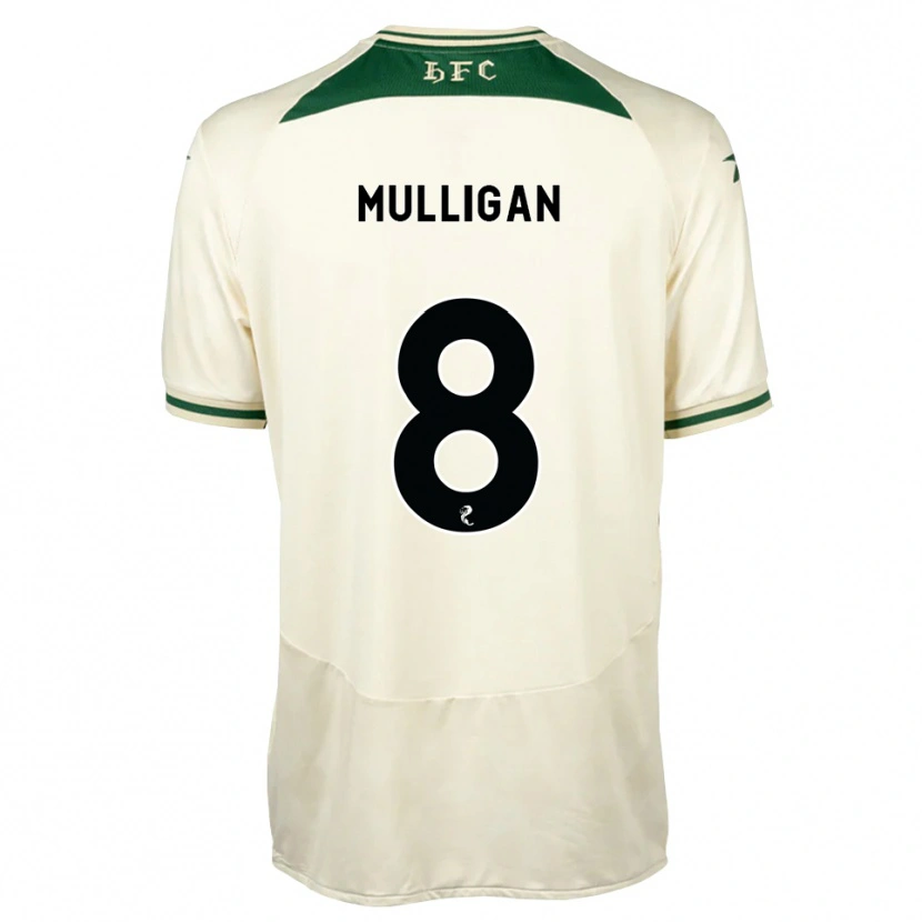 Danxen Kinder Josh Mulligan #8 Weiß Waldgrün Auswärtstrikot Trikot 2026/27 T-Shirt Österreich