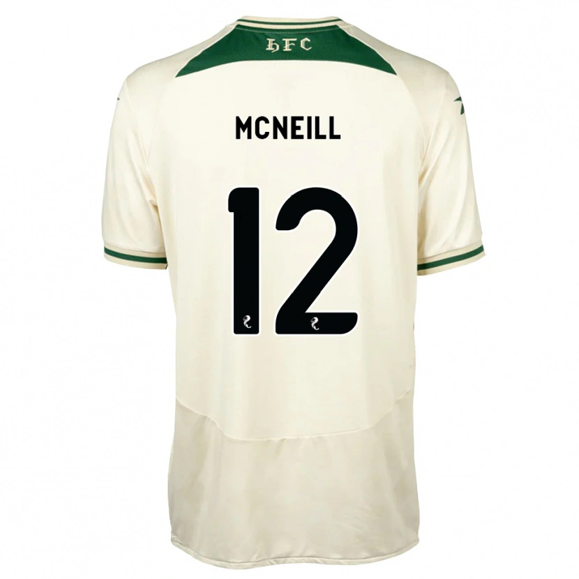 Danxen Kinder Lewis Mcneill #12 Weiß Waldgrün Auswärtstrikot Trikot 2026/27 T-Shirt Österreich