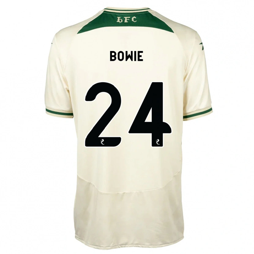 Danxen Kinder Tegan Bowie #24 Weiß Waldgrün Auswärtstrikot Trikot 2026/27 T-Shirt Österreich