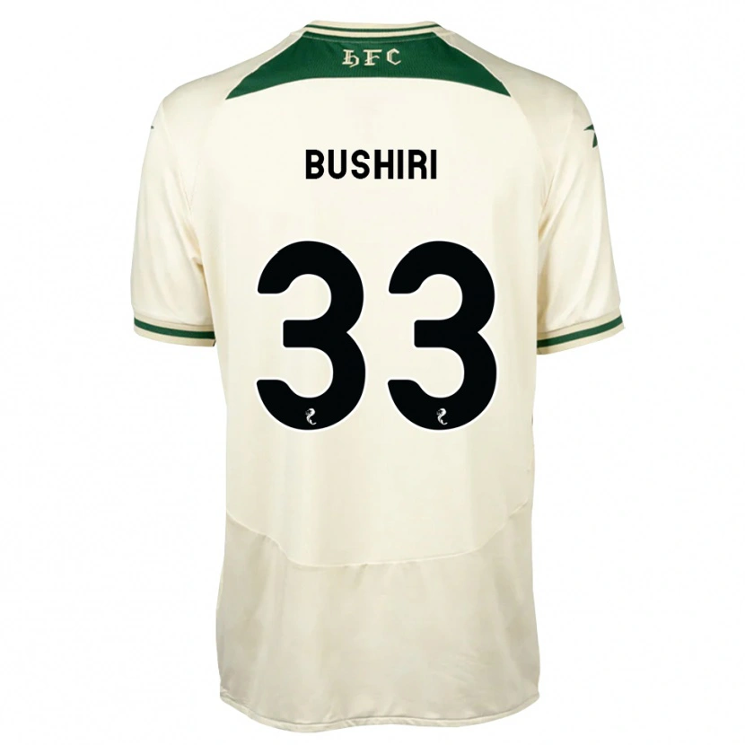 Danxen Kinder Rocky Bushiri #33 Weiß Waldgrün Auswärtstrikot Trikot 2026/27 T-Shirt Österreich