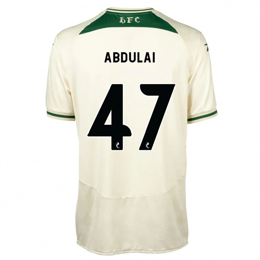Danxen Kinder Azeem Abdulai #47 Weiß Waldgrün Auswärtstrikot Trikot 2026/27 T-Shirt Österreich