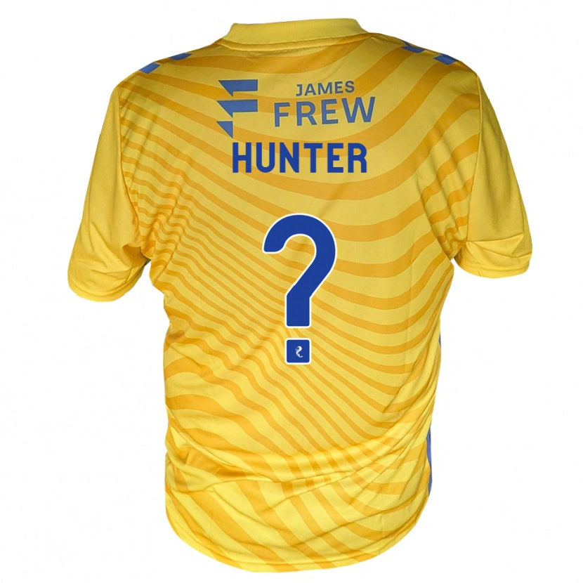 Danxen Kinder Morgan Hunter #0 Königsblau Gelb Auswärtstrikot Trikot 2026/27 T-Shirt Österreich