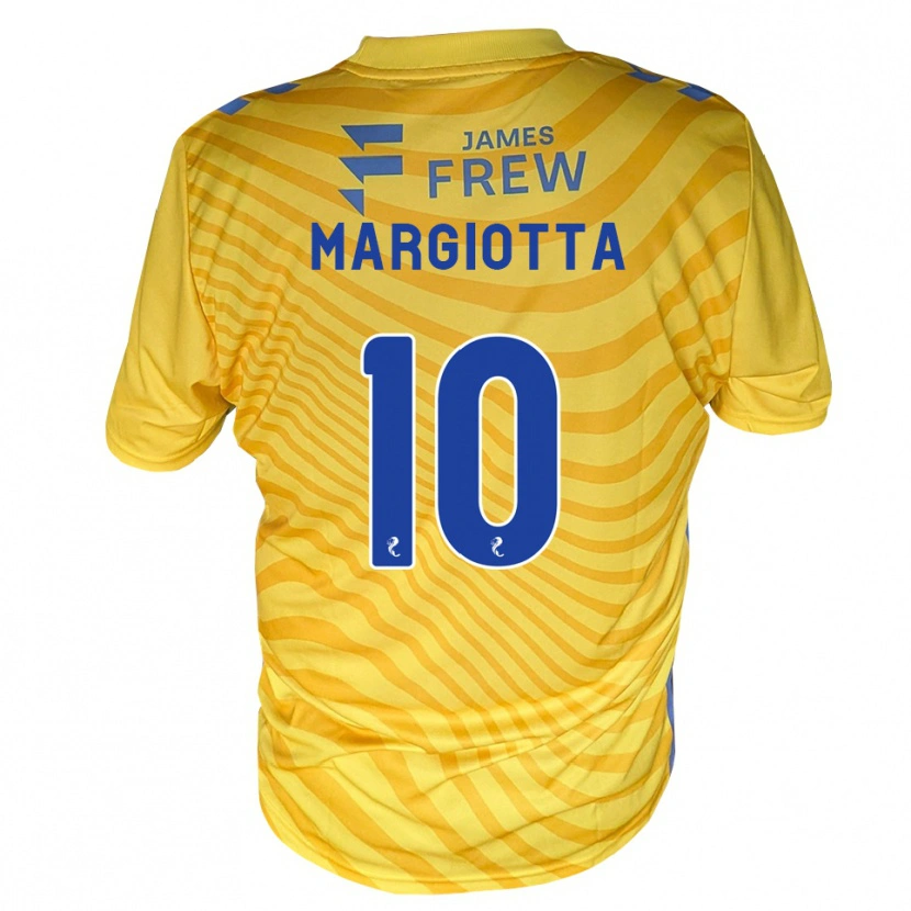 Danxen Kinder Remo Margiotta #10 Königsblau Gelb Auswärtstrikot Trikot 2026/27 T-Shirt Österreich