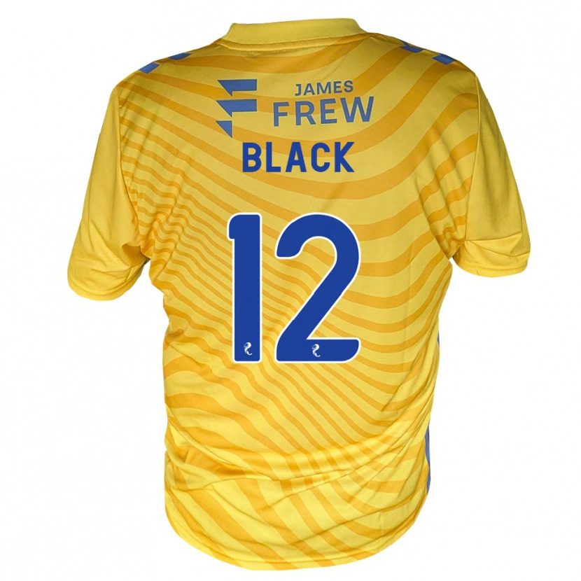 Danxen Kinder Kai Black #12 Königsblau Gelb Auswärtstrikot Trikot 2026/27 T-Shirt Österreich