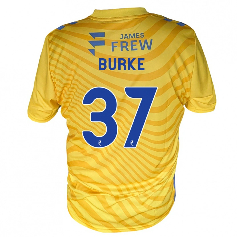 Danxen Kinder Cole Burke #37 Königsblau Gelb Auswärtstrikot Trikot 2026/27 T-Shirt Österreich
