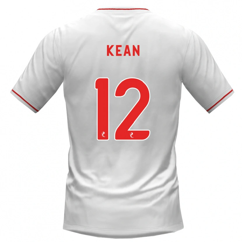 Danxen Kinder Chloe Kean #12 Weiß Rot Auswärtstrikot Trikot 2026/27 T-Shirt Österreich
